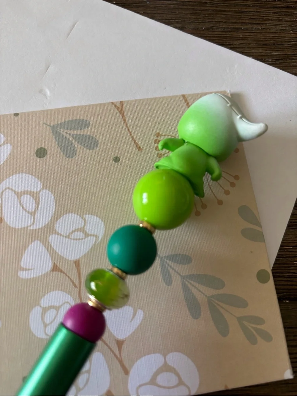 Disney Doorables: Nightmare Before Christmas: Oggie Boggie handmade beaded pen
